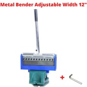 Sheet Metal Bender 12'' 305mmx2.5mm (12"x12GA) Pan Break Style Bending Folder