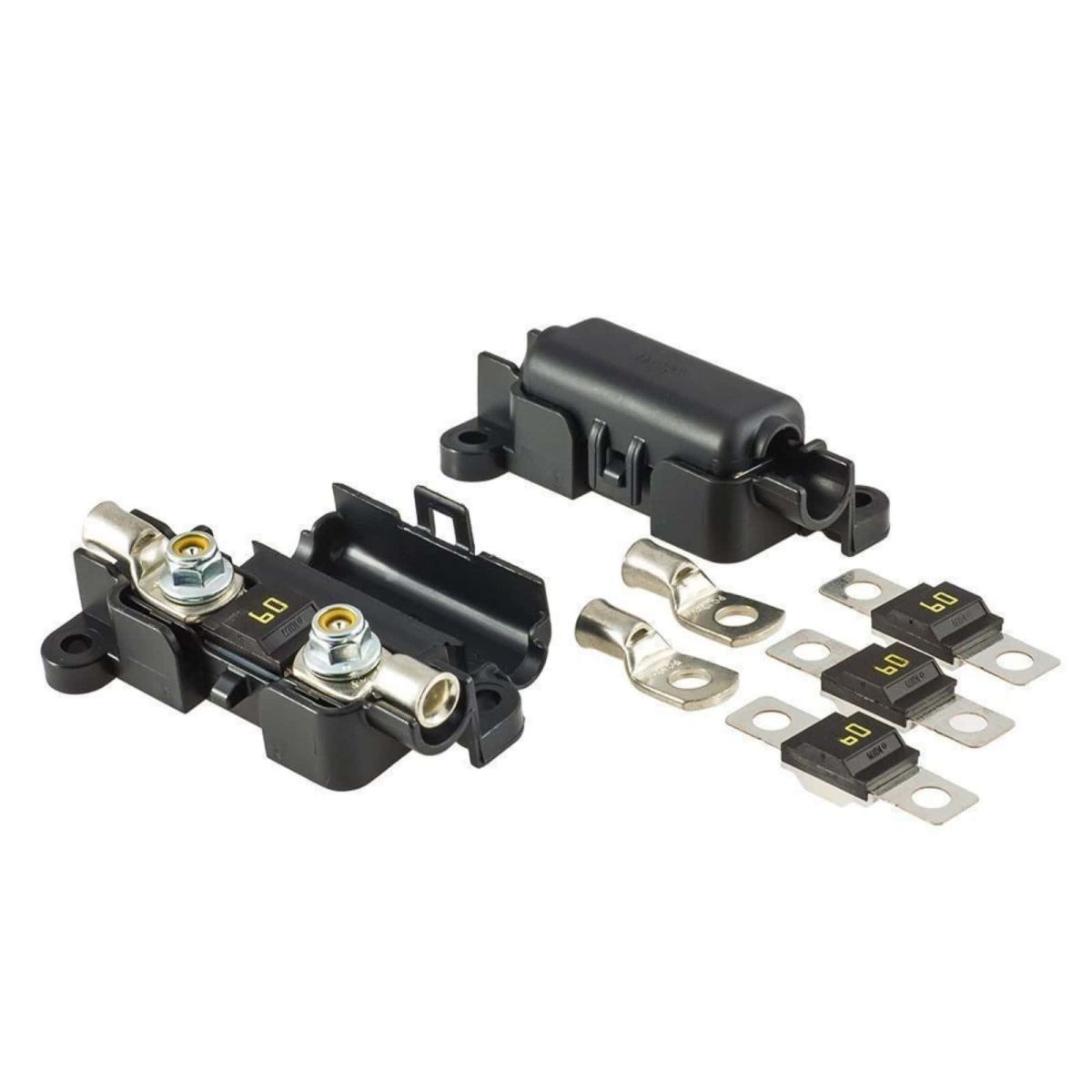 Midi fuse block, 4 way fuse holder, midi fuse bracket, redarc midi fuse holder kit
