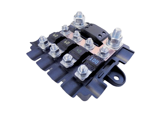 Midi fuse holder, 4 way fuse holder, Midi fuse block